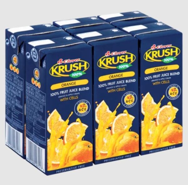 Krush 100% Orange 4x6x200ml